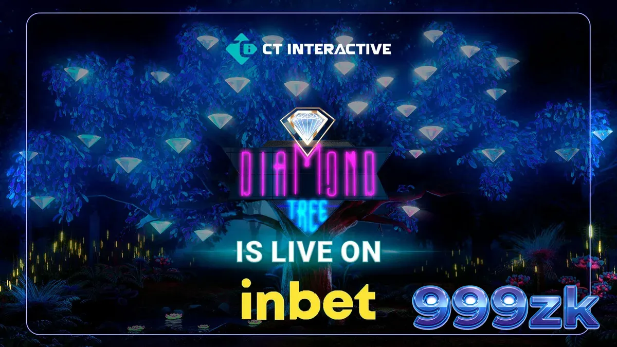 Tampilan antarmuka permainan slot Diamond Tree Jackpot dengan elemen visual yang menarik.
